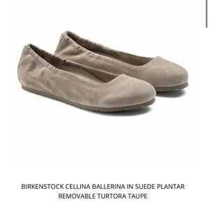 Birkenstock Cellina Suede Flats in Taupe